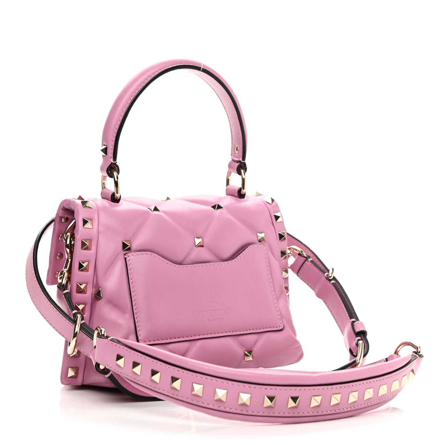 Nappa Mini Candystud Top Handle Bag Absolute