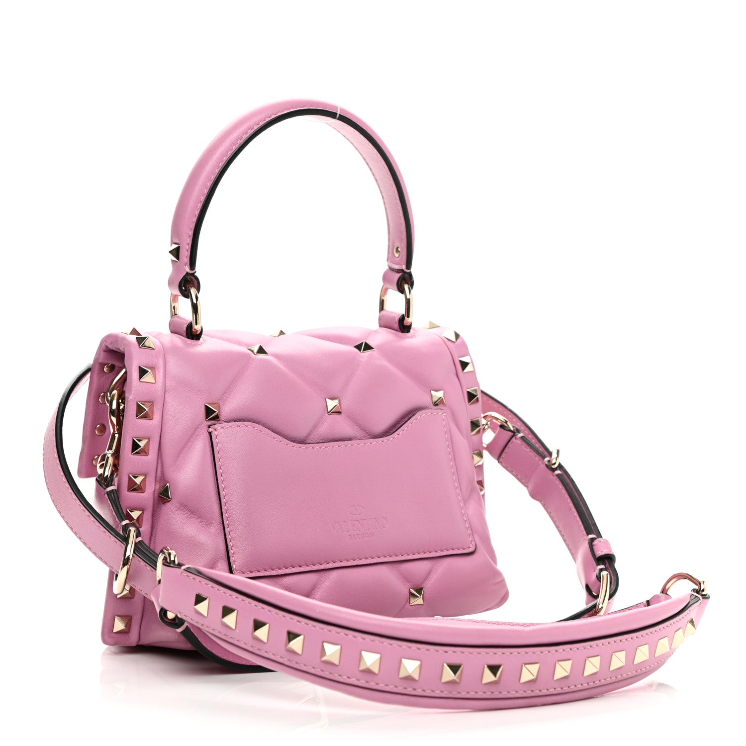 Valentino Garavani Nappa Mini Candystud Top Handle Bag Absolute 3 of 12