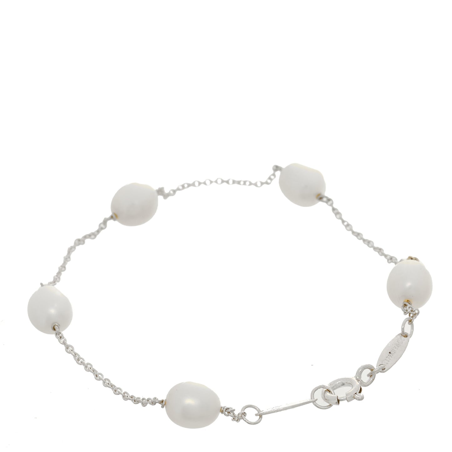 Sterling Silver Freshwater Cultured Pearl Elsa Peretti Pearls By The Yard Bracelet