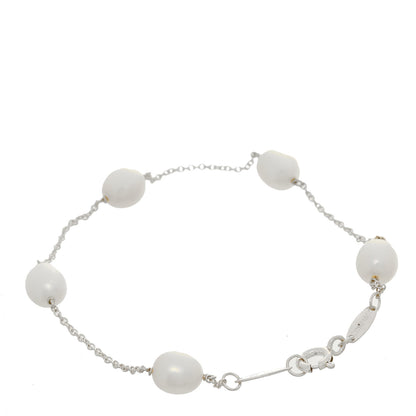 Tiffany Sterling Silver Freshwater Cultured Pearl Elsa Peretti Pearls By The Yard Bracelet 2 of 3