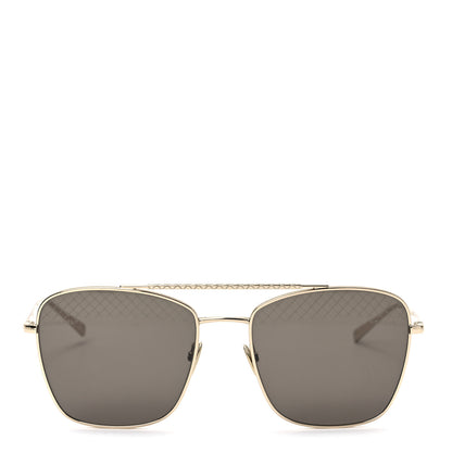 Chanel Metal Pilot Sunglasses 4256 Gold 2 of 6