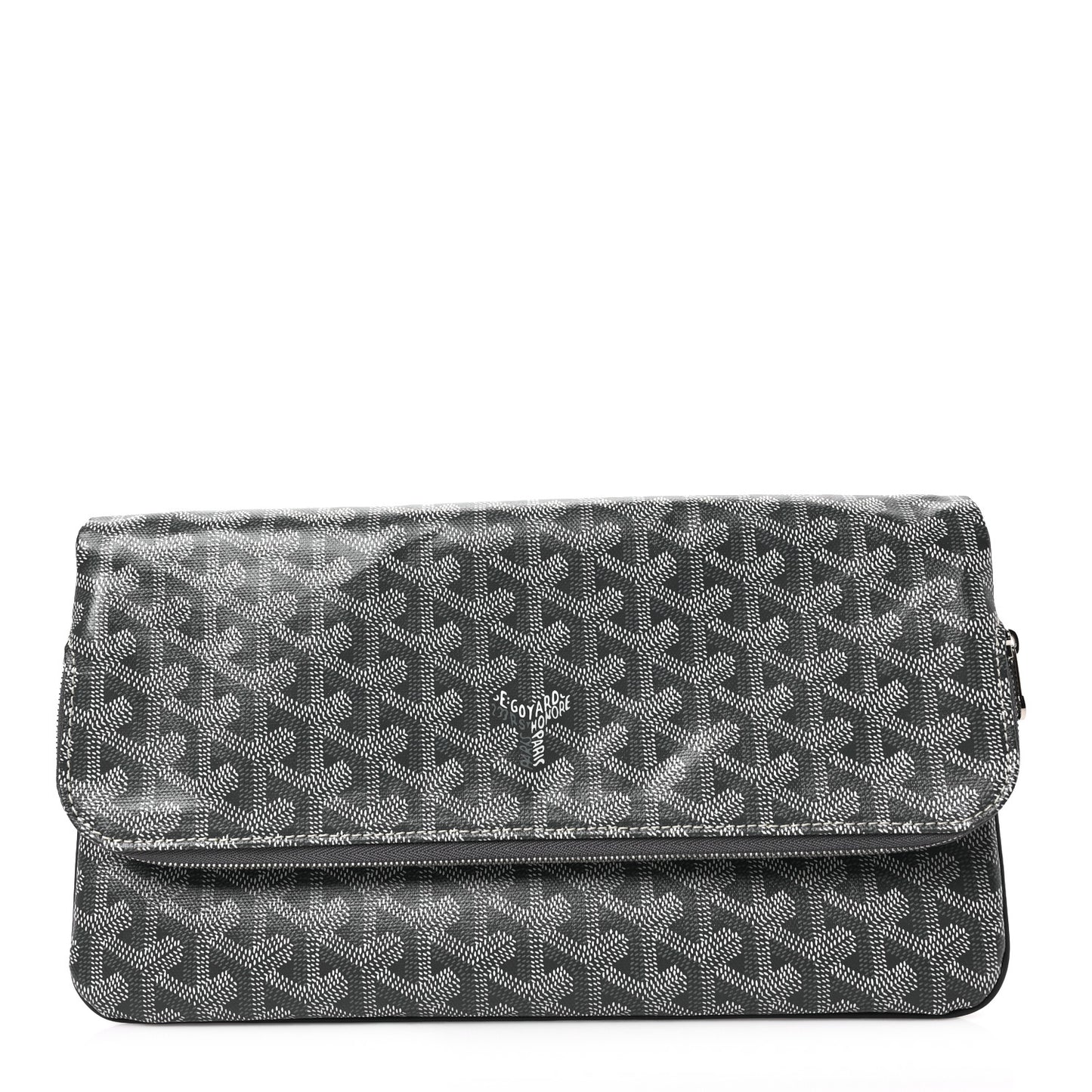 Goyardine Sainte Marie Soft Clutch Grey