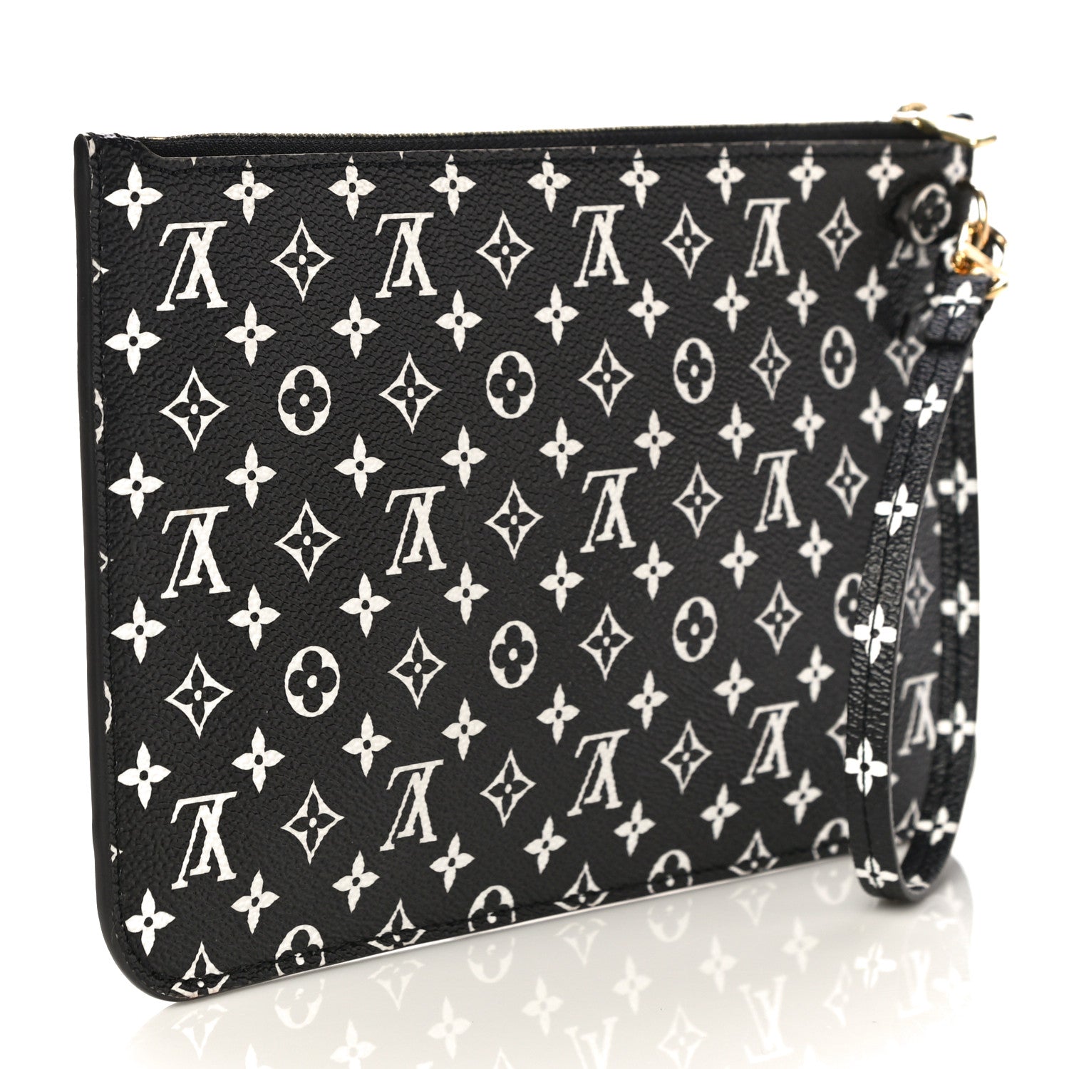 Louis Vuitton Monogram Giant Jungle Neverfull MM GM Pochette Black 3 of 12