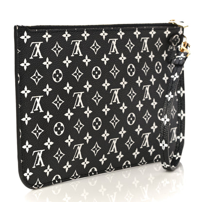 Louis Vuitton Monogram Giant Jungle Neverfull MM GM Pochette Black 3 of 12