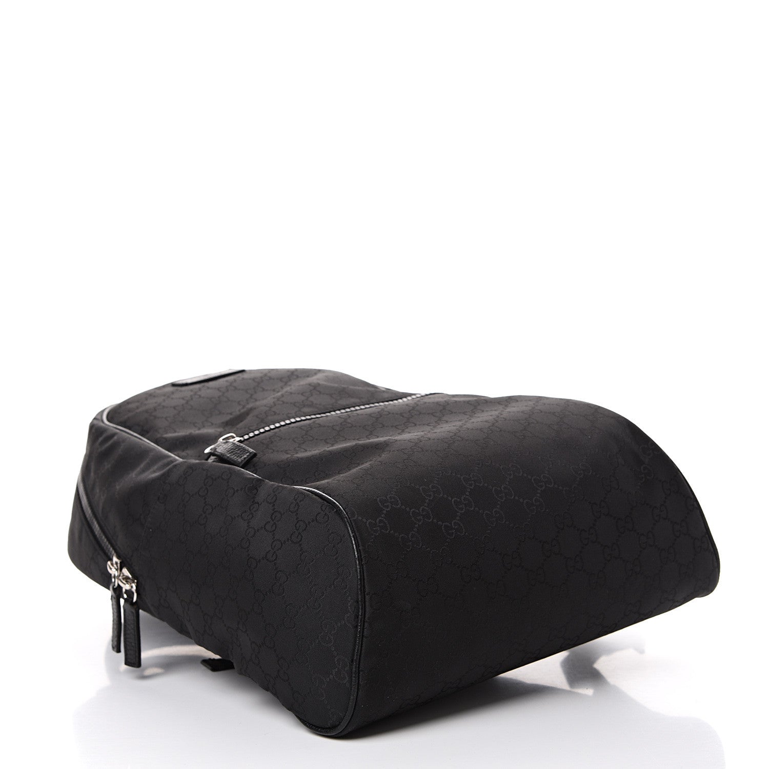 Gucci Nylon Monogram Slim Backpack Black 3 of 9