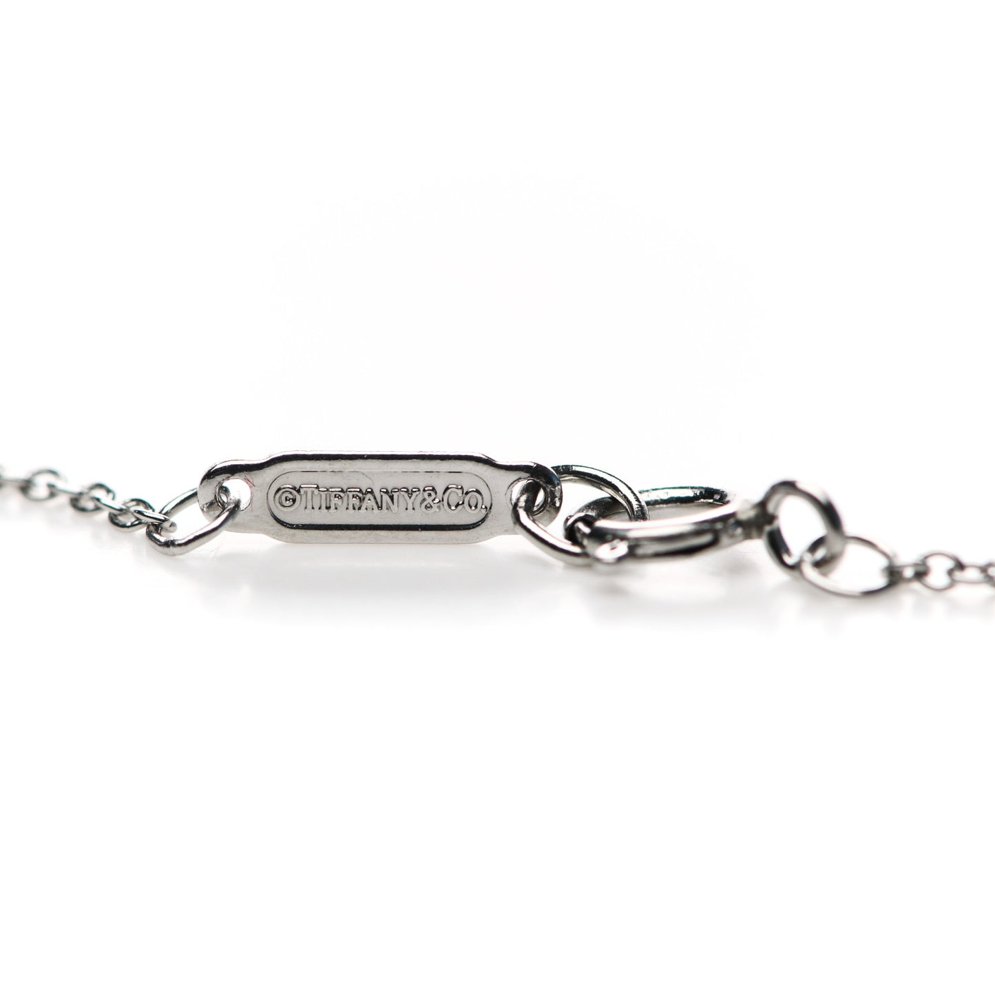 Platinum Diamond Small Heart Pendant Necklace
