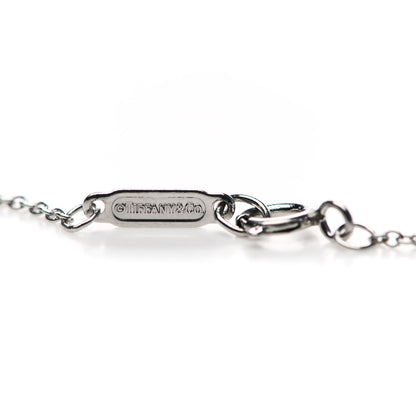 Tiffany Platinum Diamond Small Heart Pendant Necklace 5 of 6