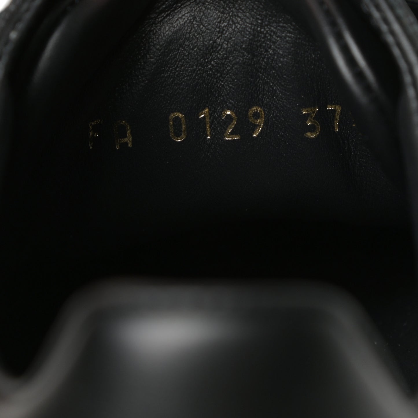 Calfskin Time Out Sneakers 37.5 Black