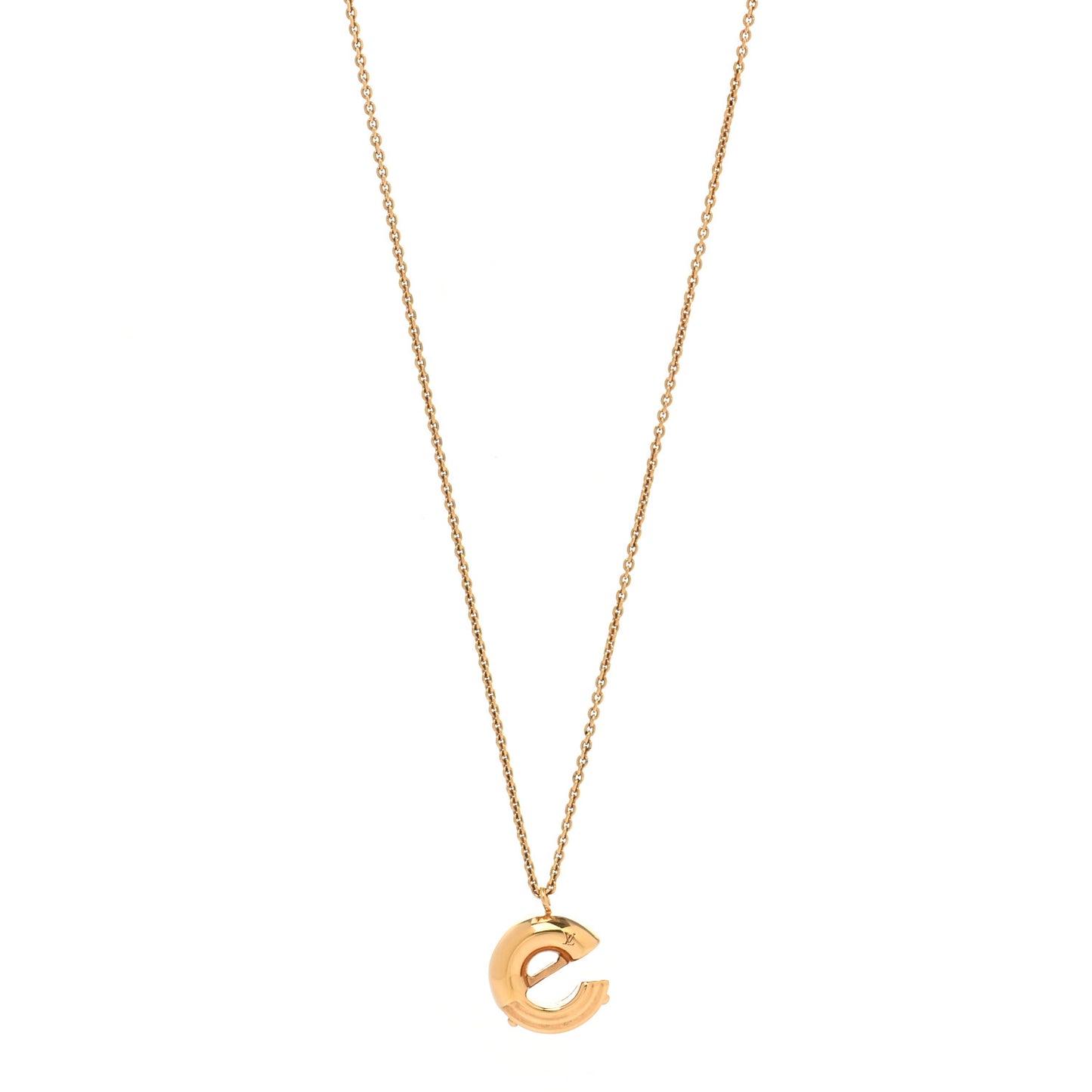 LV And Me Letter C Necklace Gold