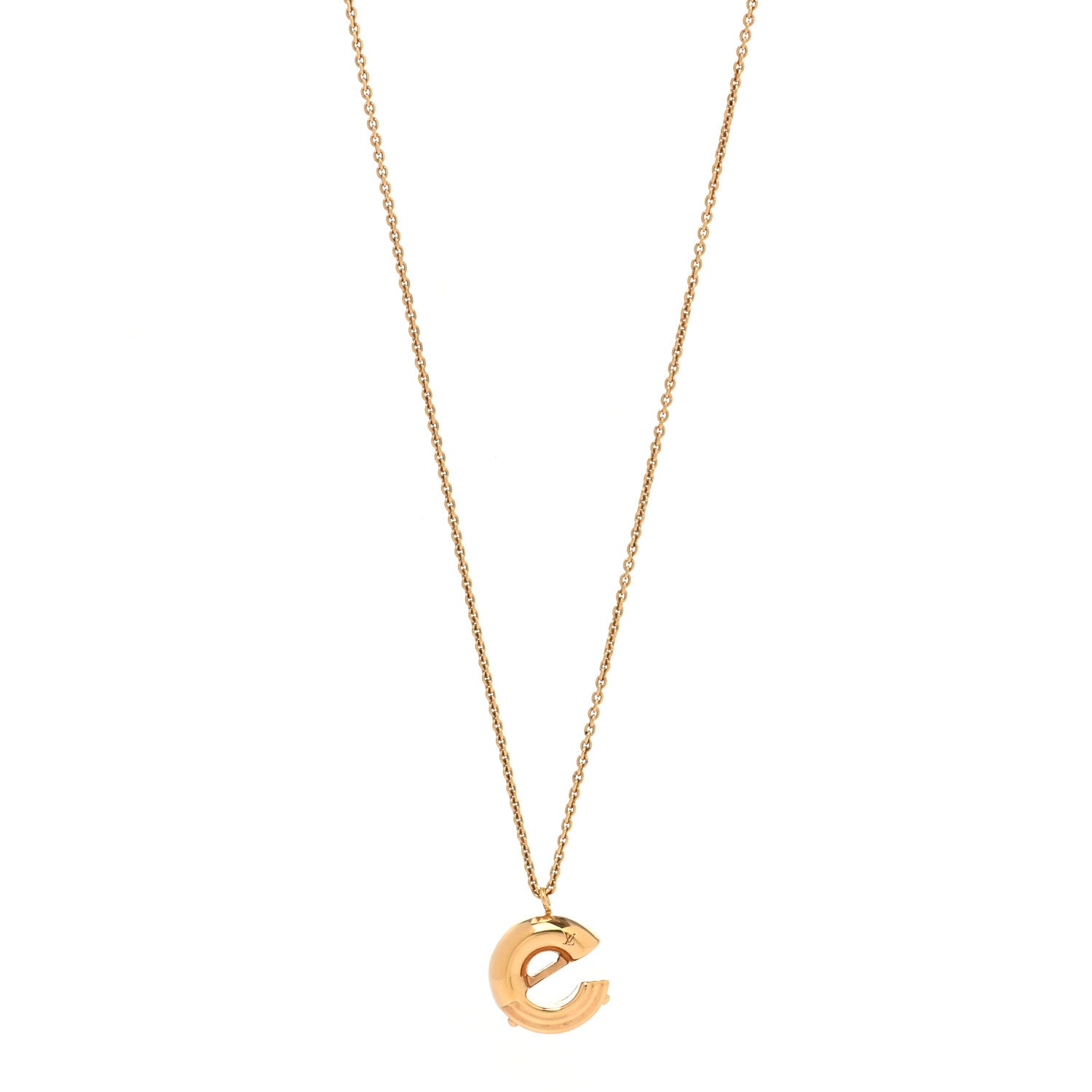 Louis Vuitton LV And Me Letter C Necklace Gold 1 of 7