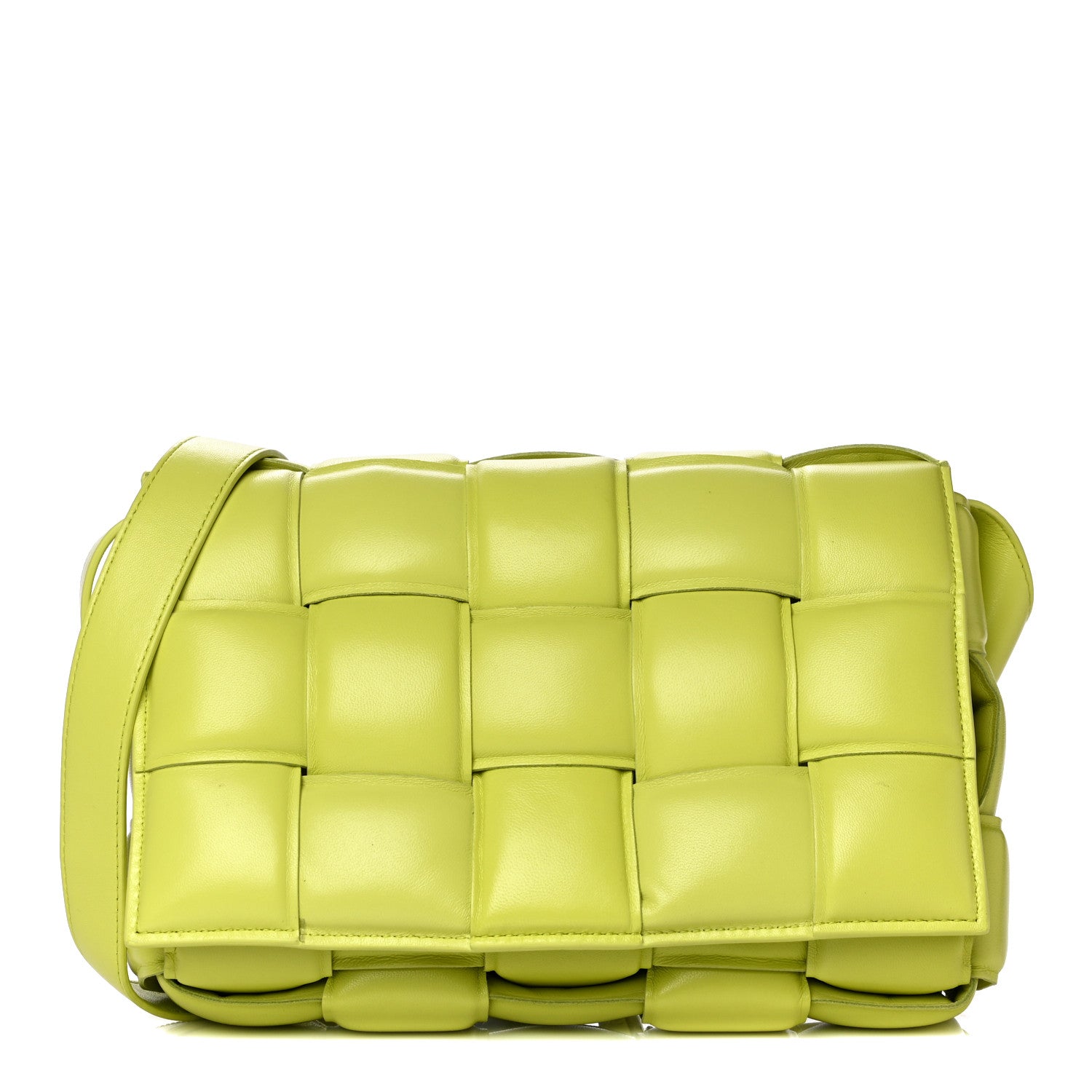 Bottega Veneta Nappa Maxi Intreccio Padded Cassette Crossbody Bag Seagrass 1 of 21