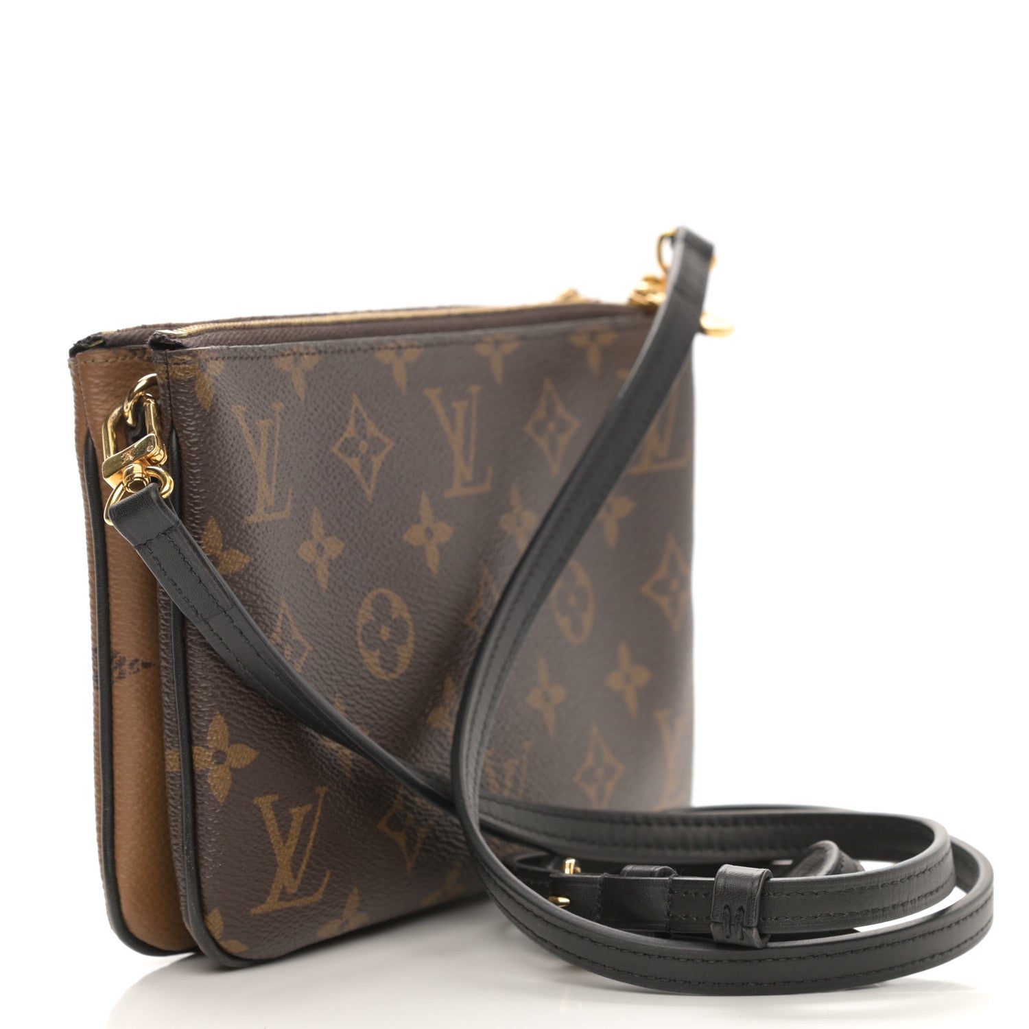 Louis Vuitton Reverse Monogram Giant Double Zip Pochette 2 of 9