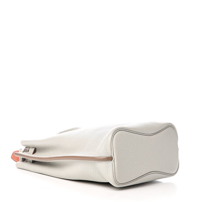 Hermes Taurillon Clemence So Kelly 22 Gris Perle Crevette 3 of 9