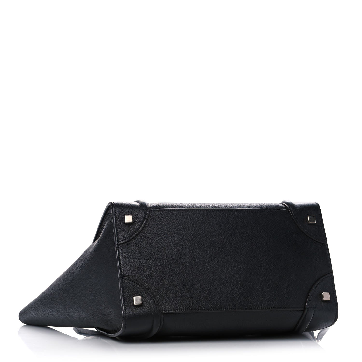 Celine Drummed Calfskin Mini Luggage Black 4 of 11