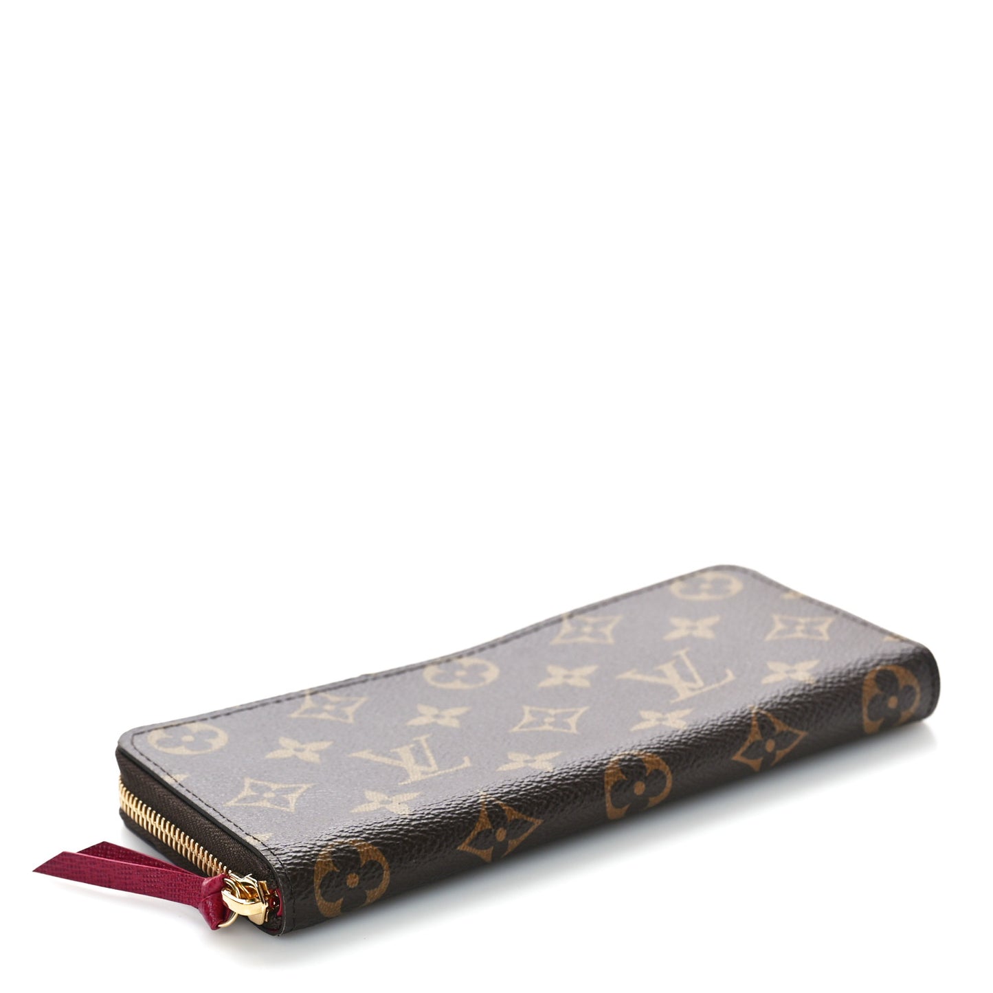 Monogram Clemence Wallet Fuchsia