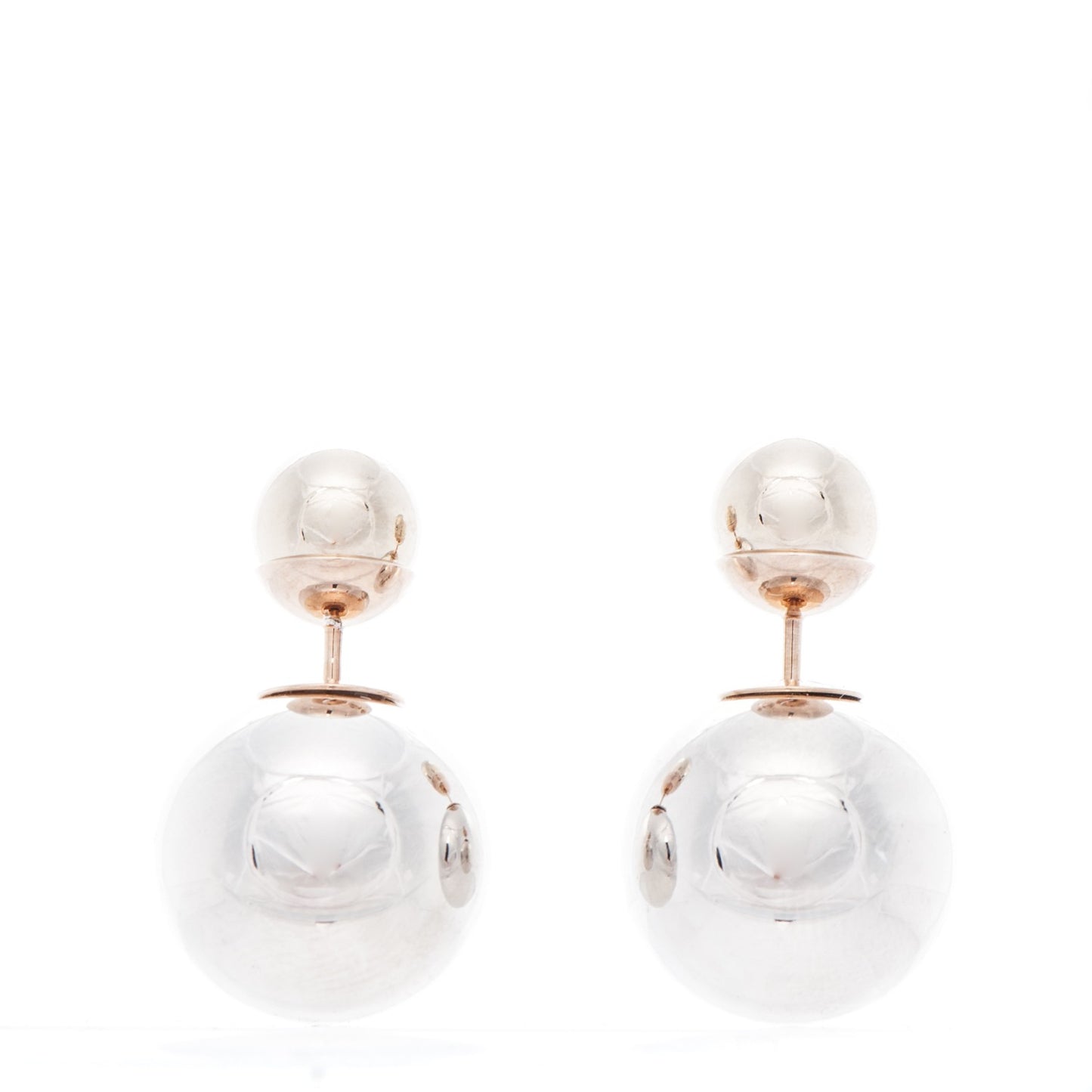 Mise En Dior Tribal Earrings Silver Gold