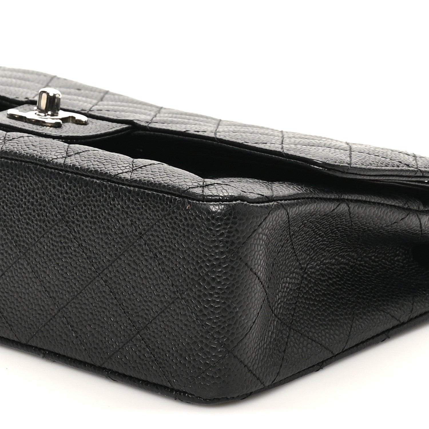 Chanel Caviar Quilted Medium Double Flap Black 10 of 10