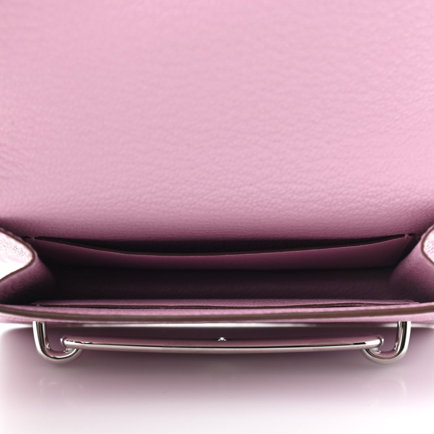 Chevre Mysore Roulis Slim Wallet Mauve Sylvestre