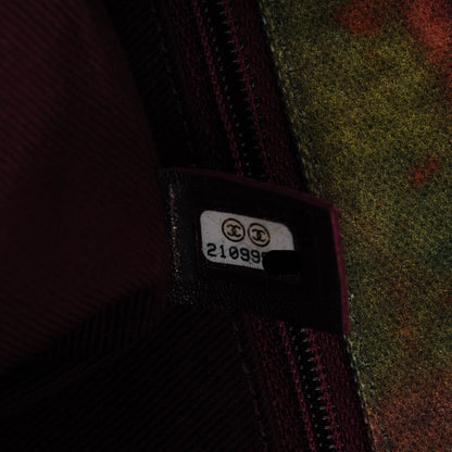 Chanel Washed Toile Large Graffiti On The Pavements Messenger Khaki Multicolor 7 of 7