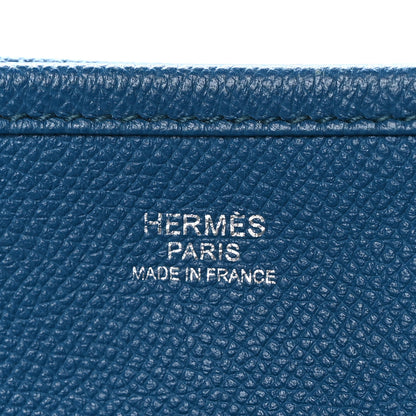 Hermes Courchevel Evelyne GM Bleu France 6 of 10