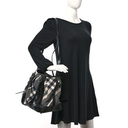 Burberry Nylon Beat Check Lowry Black 2 of 9
