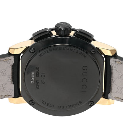 Gucci PVD Stainless Steel Calfskin 44mm G-Chrono Quartz Watch Black 4 of 4