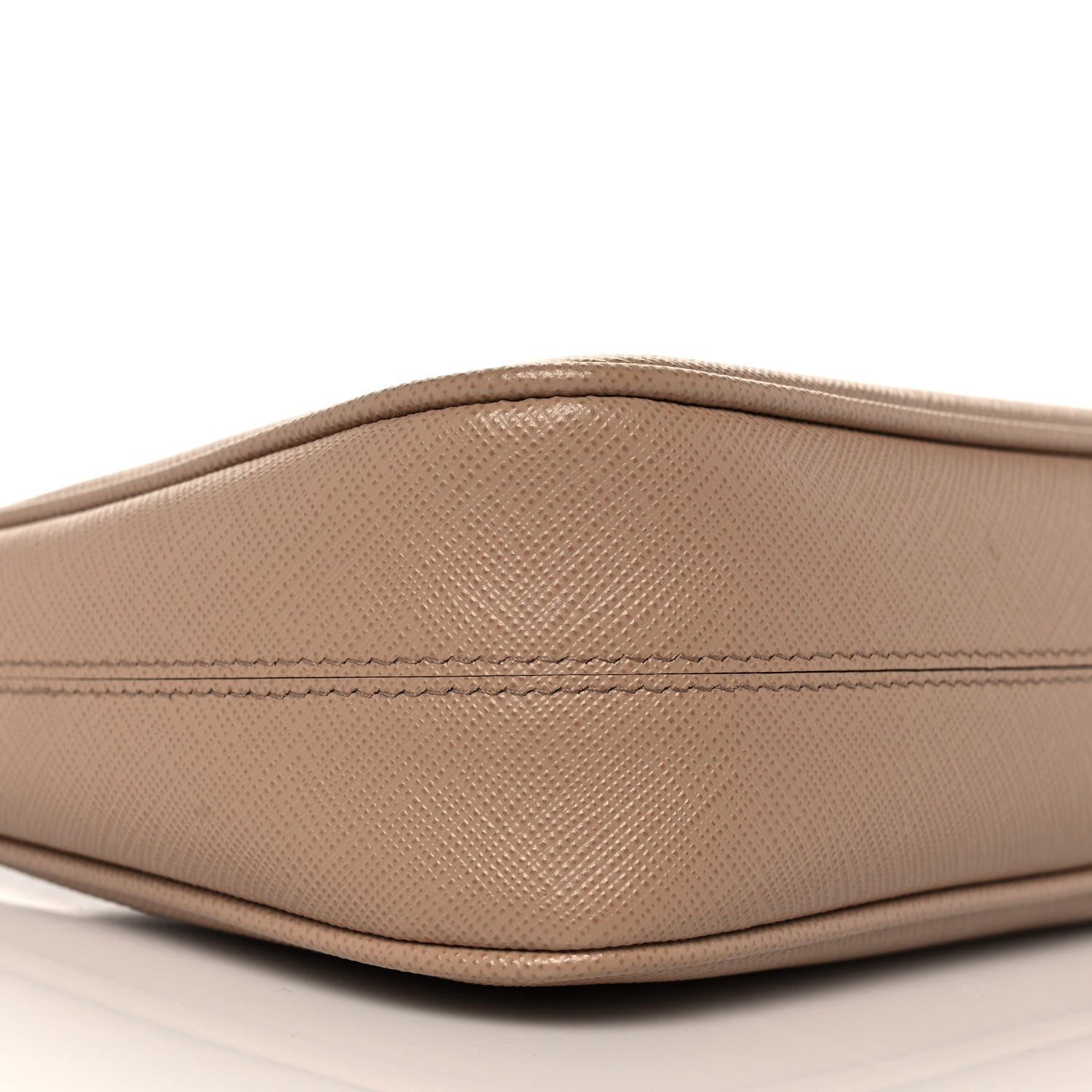 Prada Saffiano Re-Edition 2005 Shoulder Bag Cammeo Beige 8 of 9