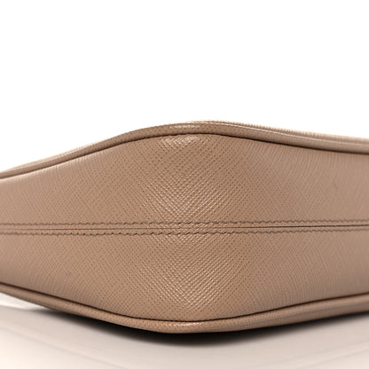 Prada Saffiano Re-Edition 2005 Shoulder Bag Cammeo Beige 8 of 9