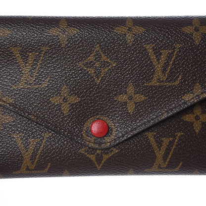 Louis Vuitton Monogram Josephine Wallet Red 8 of 9