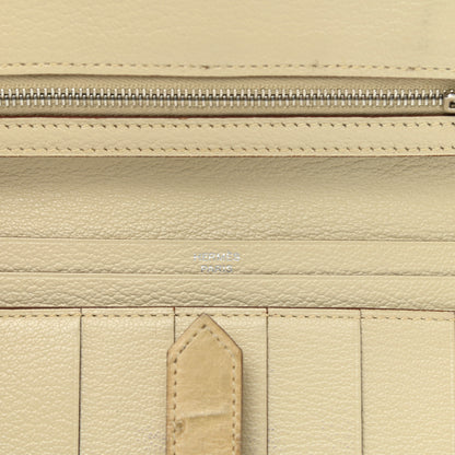 Hermes Ostrich Bearn Gusset Wallet 6 of 10