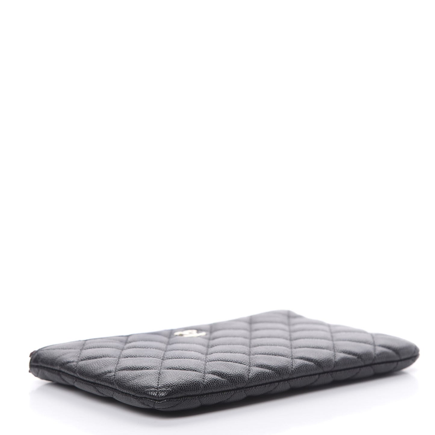 Caviar Quilted Small Pouch Black