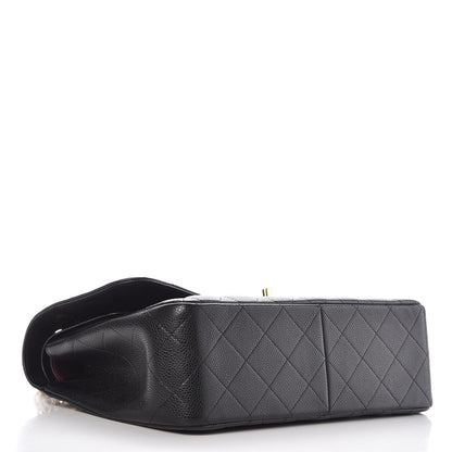 Chanel Caviar Quilted Jumbo Double Flap Black 5 of 8