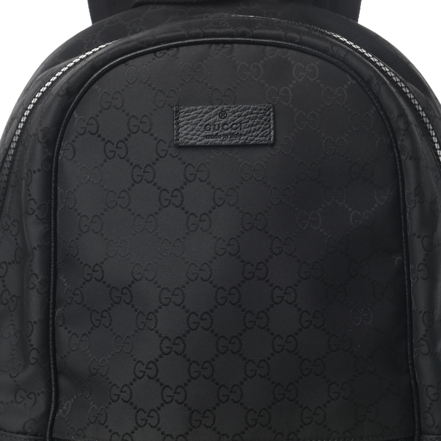 Gucci Nylon Monogram Slim Backpack Black 8 of 11