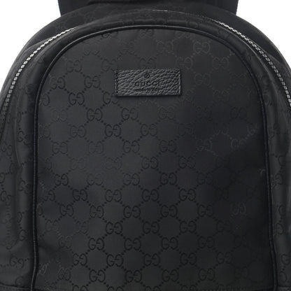 Gucci Nylon Monogram Slim Backpack Black 8 of 11
