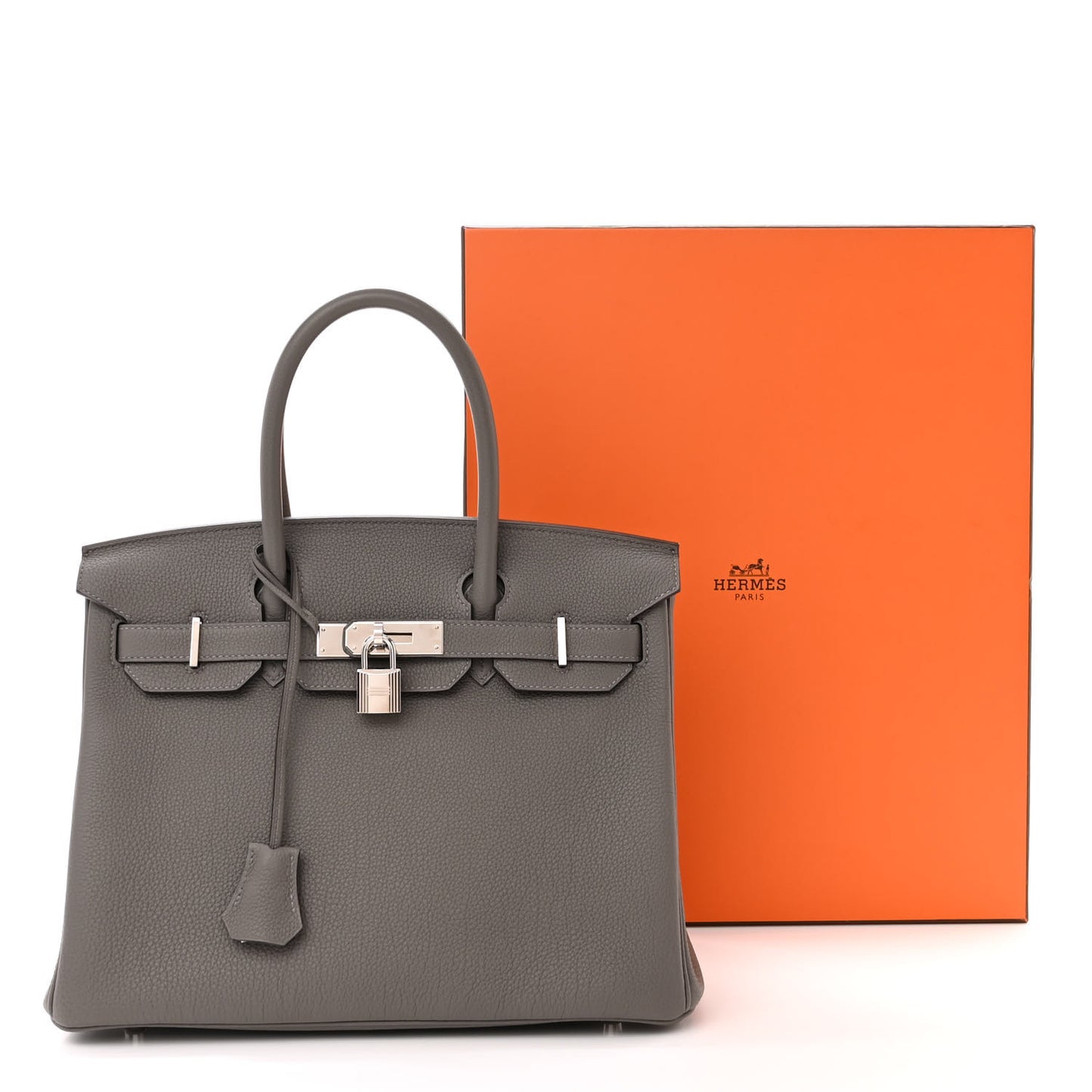 Togo Birkin 30 Gris Meyer