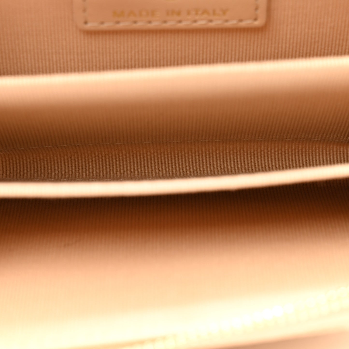 Caviar Quilted Zip Around Coin Purse Beige
