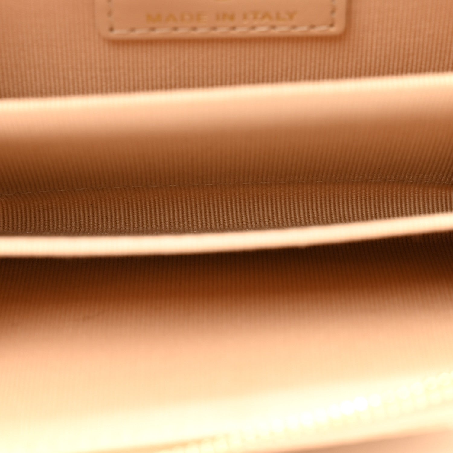 Chanel Caviar Quilted Zip Around Coin Purse Beige 5 of 8