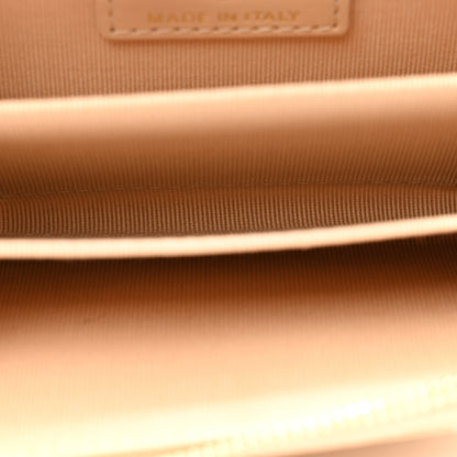 Chanel Caviar Quilted Zip Around Coin Purse Beige 5 of 8