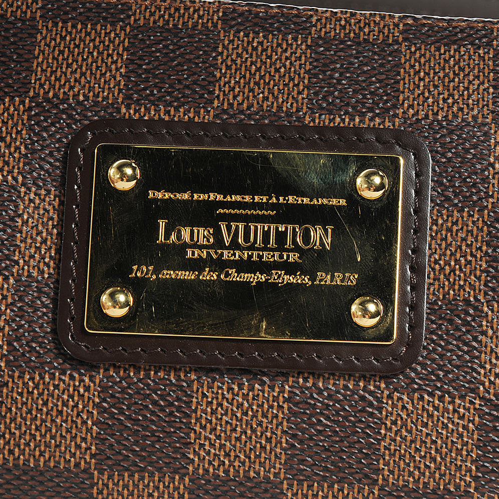 Louis Vuitton Damier Ebene Eva Clutch 6 of 9