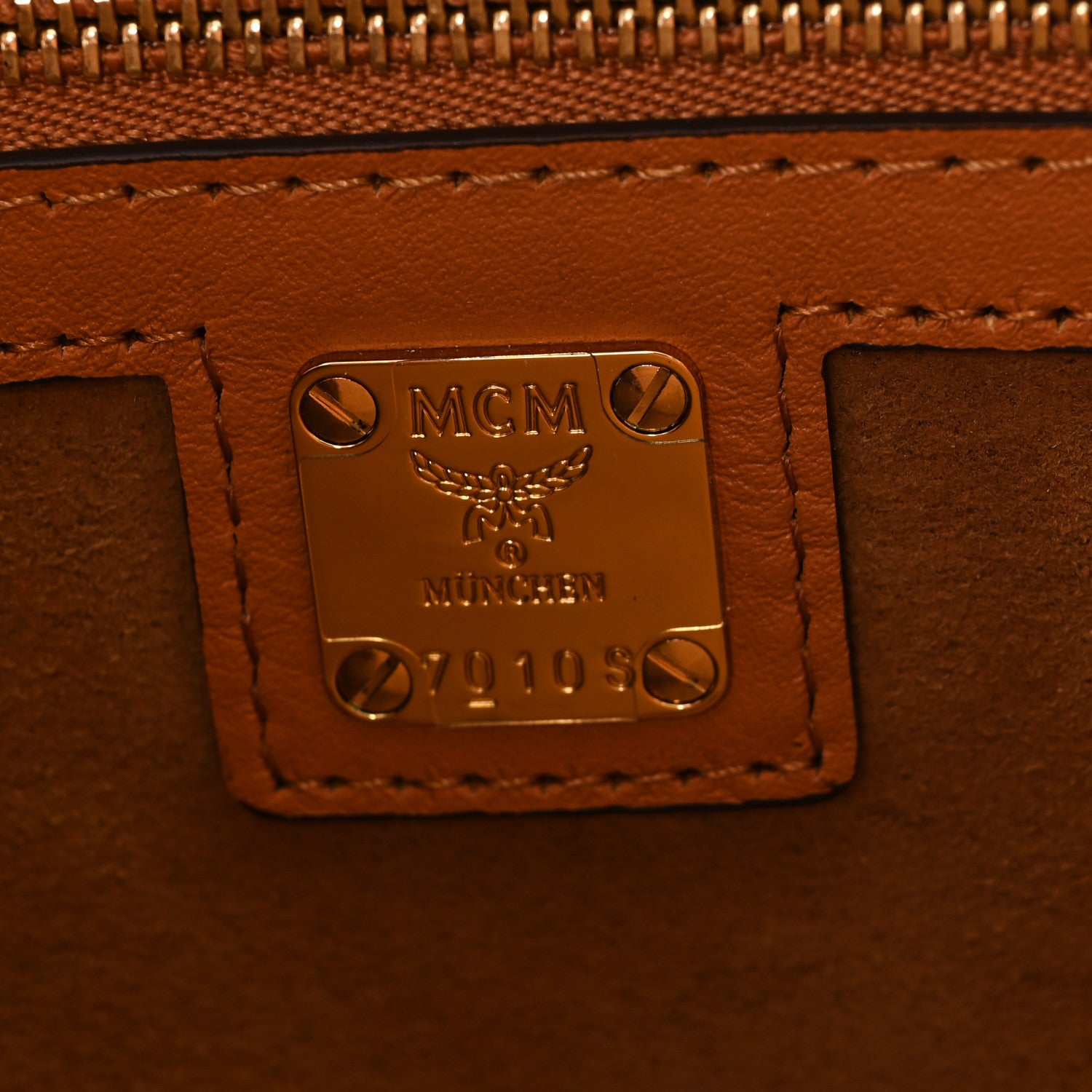 MCM Visetos X-Large Munchen Tote Cognac 1858153 – FASHIONPHILE