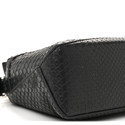 Loewe Snakeskin Mini Puzzle Bag Dark Grey 8 of 10