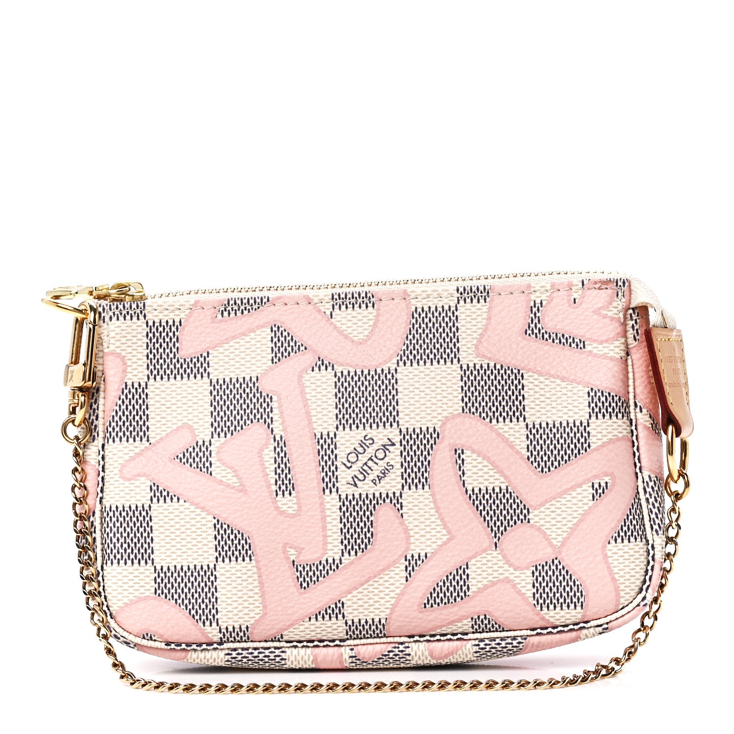 Louis Vuitton Damier Azur Tahitienne Mini Pochette Accessories 1 of 12