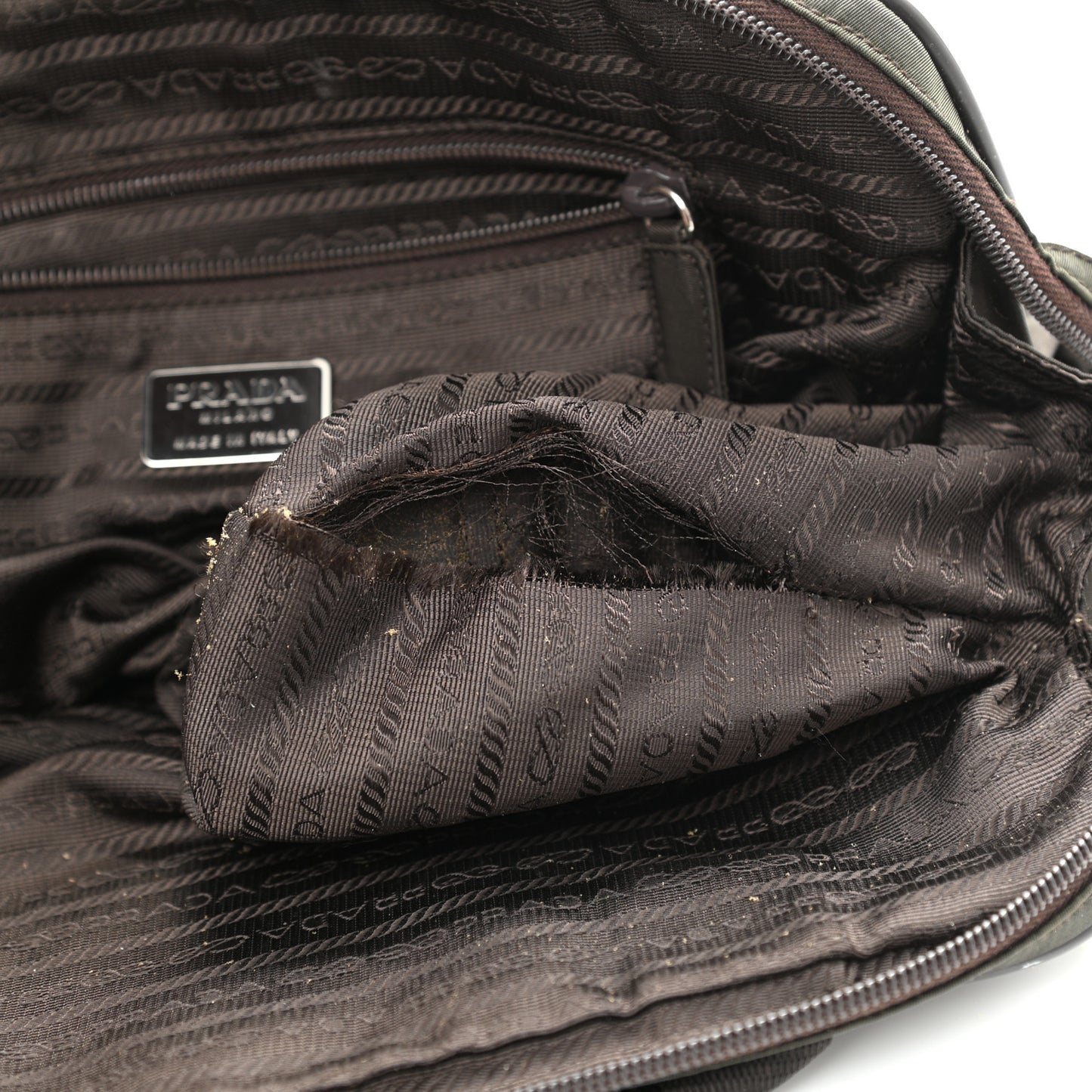 Nylon Vela Tote Black
