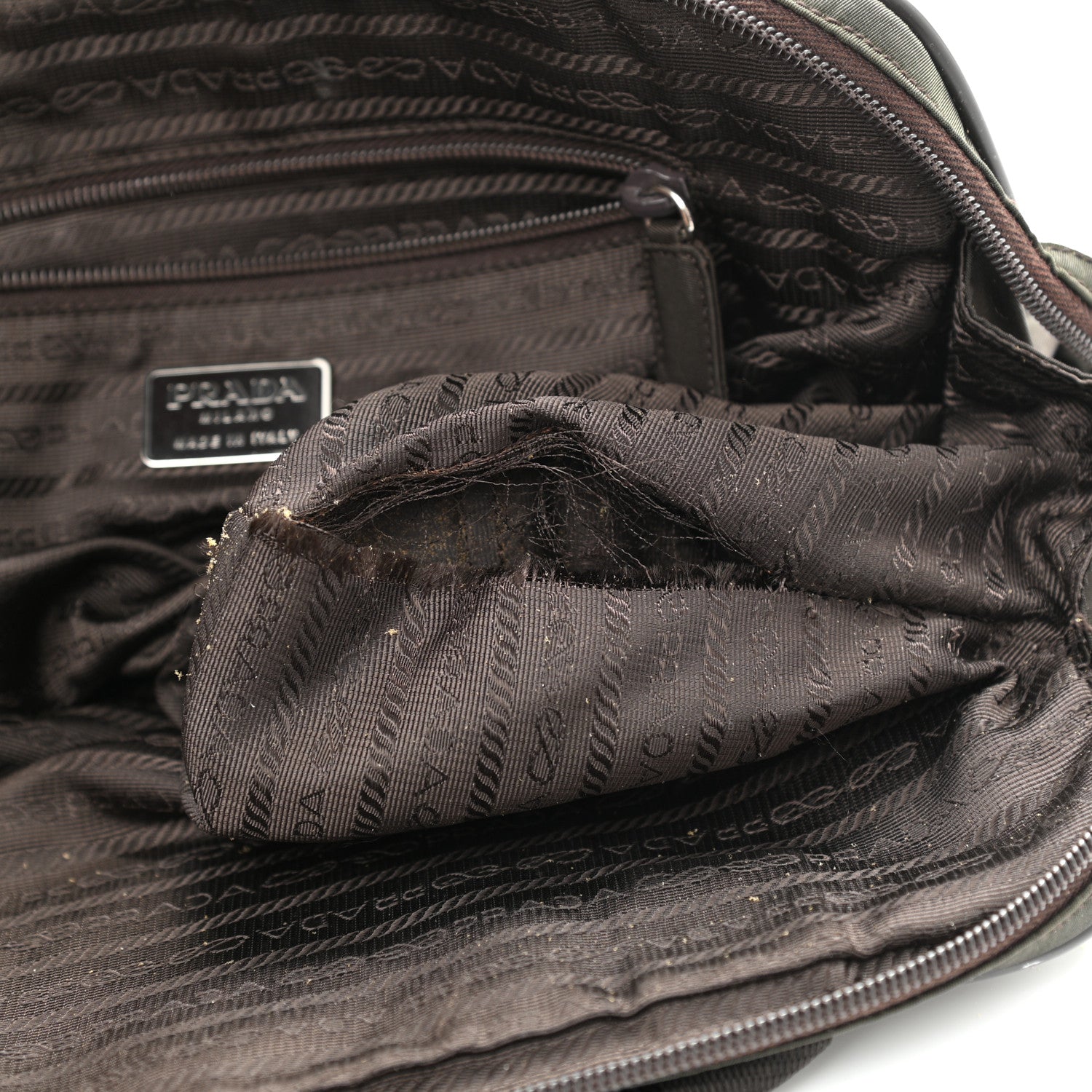 Prada Nylon Vela Tote Black 11 of 12