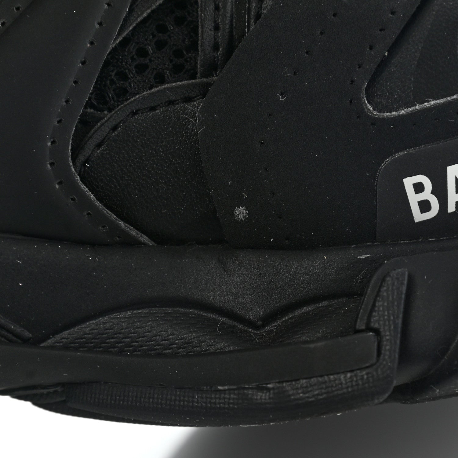 Balenciaga Mesh Nylon Womens Track Hike Sneakers 36 Black 13 of 14