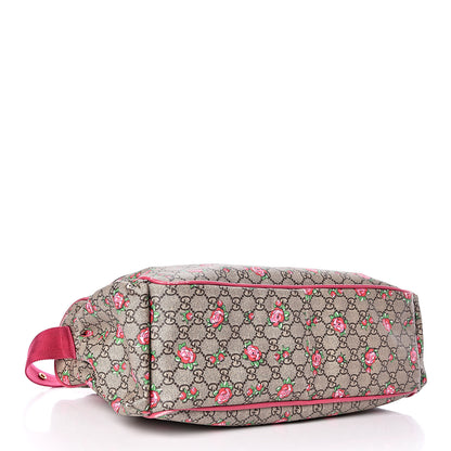 Gucci GG Supreme Monogram Rose Bud Diaper Bag Pink 5 of 14