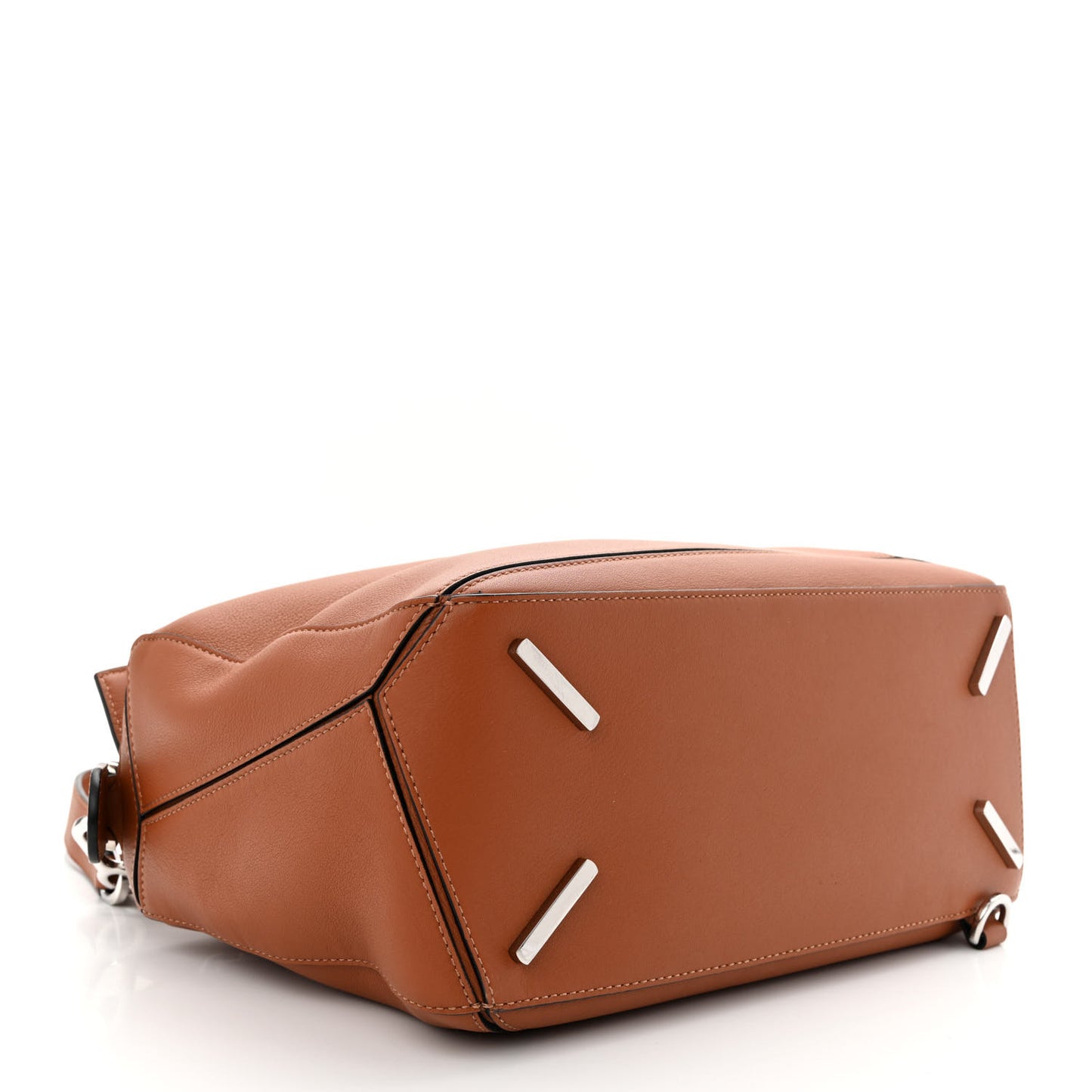 Calfskin Medium Puzzle Bag Tan