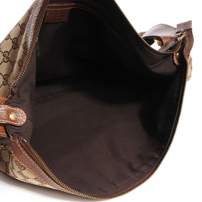 Gucci Monogram Pelham Studded Shoulder Bag Brown 4 of 6