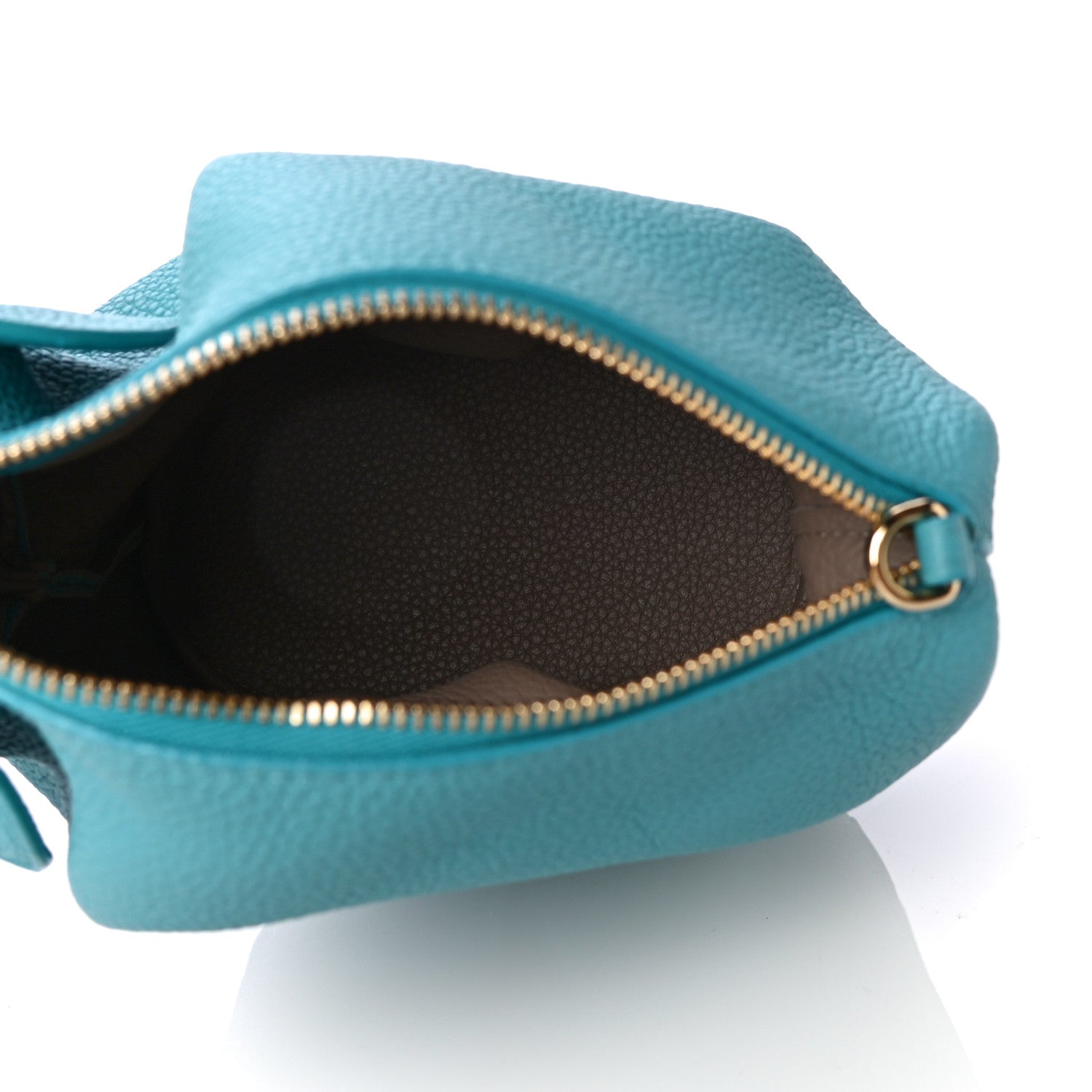Loewe Calfskin Mini Elephant Crossbody Bag Turquoise 4 of 7