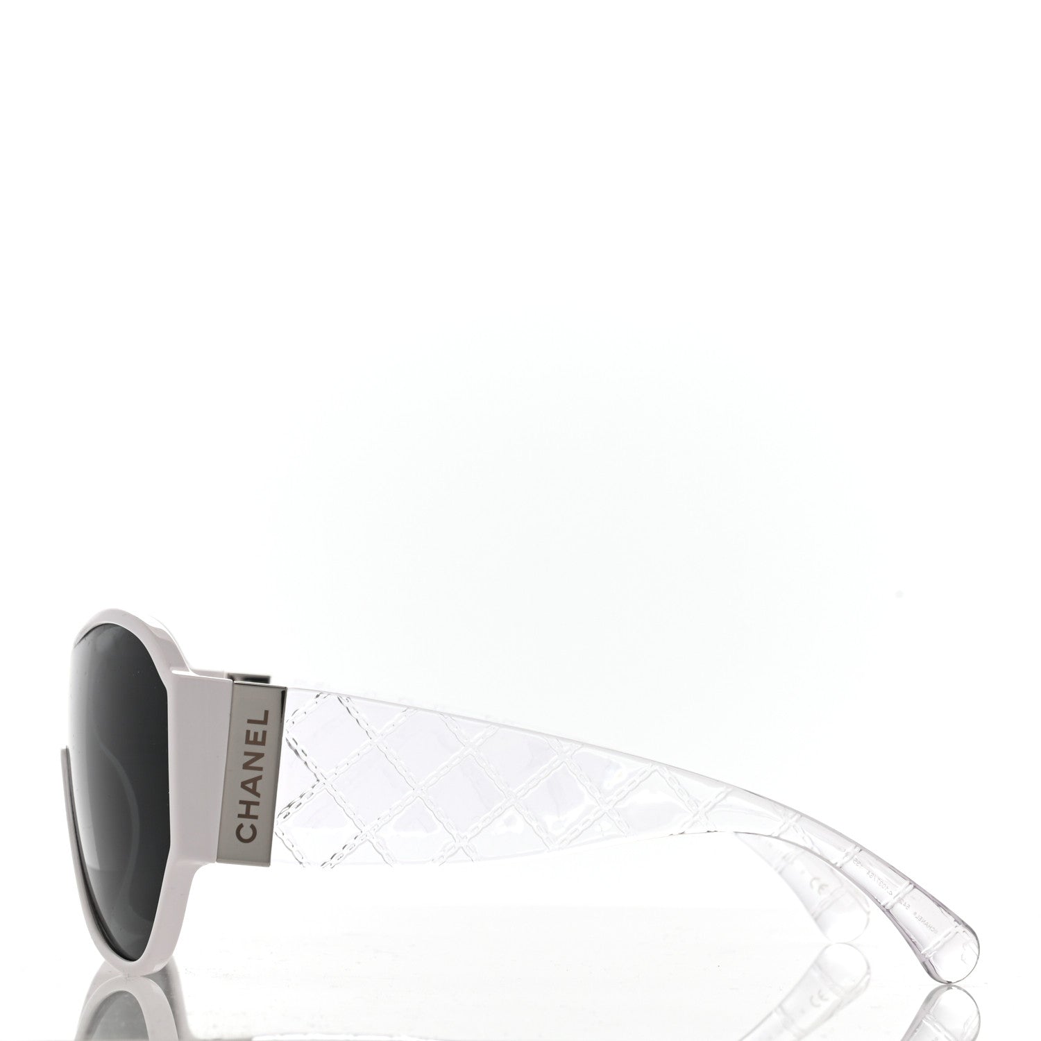 Chanel Acetate Quilted CC Sunglasses 5426 White 3 of 7